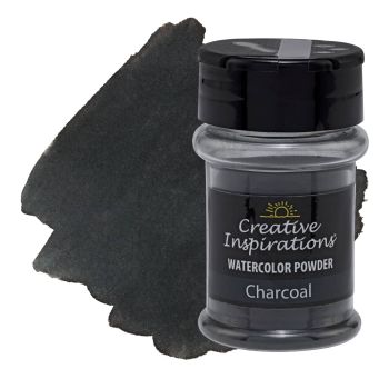 Creative Inspirations Watercolor Powder - Charcoal, 38 grams