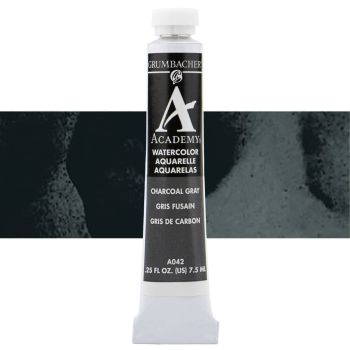 Grumbacher Academy Watercolor 7.5 ml Tube - Charcoal Grey
