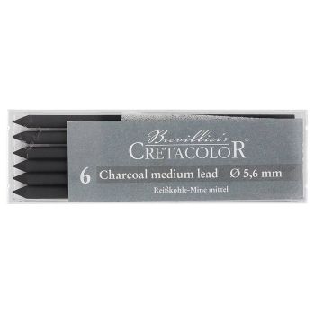 Cretacolor Charcoal Lead 2 Medium Set of 6