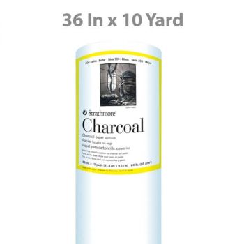 Strathmore Paper Roll 300 Series Charcoal 36"x10yd Roll 