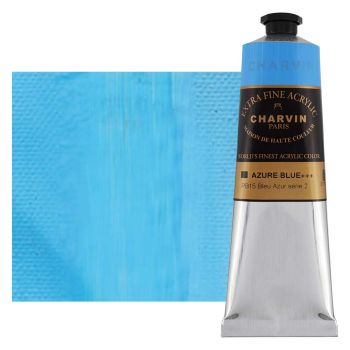 Charvin Extra Fine Artists Acrylic Azure Blue 150ml