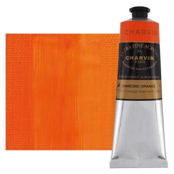 Charvin Extra Fine Artists Acrylic Diamond Orange 150ml