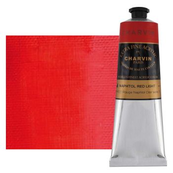 Charvin Extra Fine Artists Acrylic Naphthol Red Light 150ml