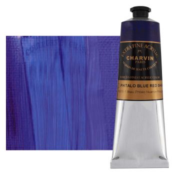 Charvin Extra Fine Artists Acrylic Phthalo Blue (Red Shade) 150ml