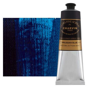 Charvin Extra Fine Artists Acrylic Prussian Blue 150ml