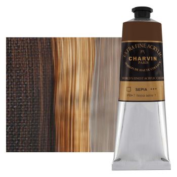 Charvin Extra Fine Artists Acrylic Sepia 150ml