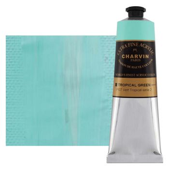 Charvin Extra Fine Artists Acrylic Tropical Green 150ml