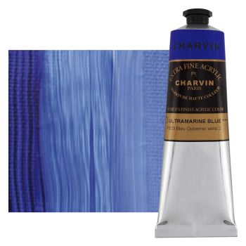 Charvin Extra Fine Artists Acrylic Ultramarine Blue 150ml