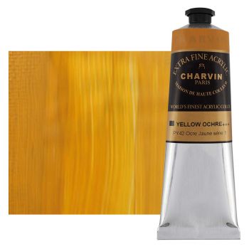 Charvin Extra Fine Artists Acrylic Yellow Ochre 150ml