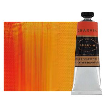 Charvin Extra Fine Artists Acrylic Bright Golden Yellow 60ml