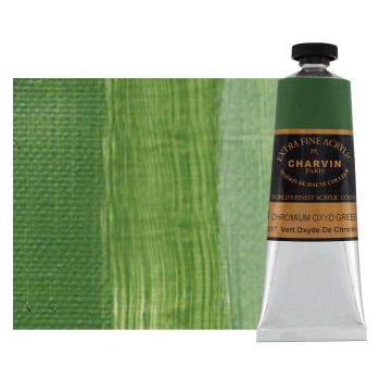 Charvin Extra Fine Artists Acrylic Chromium Oxyde Green 60ml