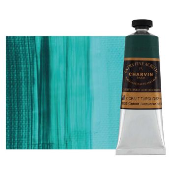 Charvin Extra Fine Artists Acrylic Cobalt Turquoise 60ml