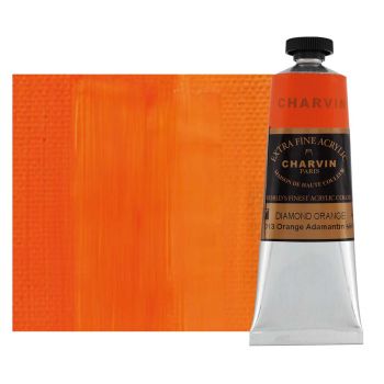 Charvin Extra Fine Artists Acrylic Diamond Orange 60ml