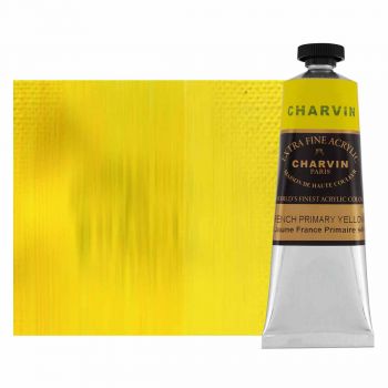 Charvin Extra Fine Artists Acrylic French Yellow Primary 60ml