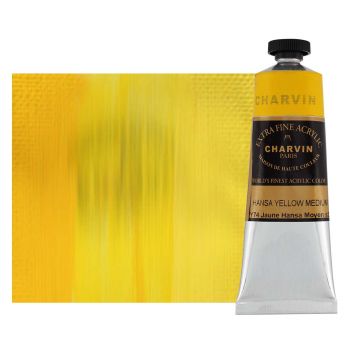 Charvin Extra Fine Artists Acrylic Hansa Yellow Medium 60ml