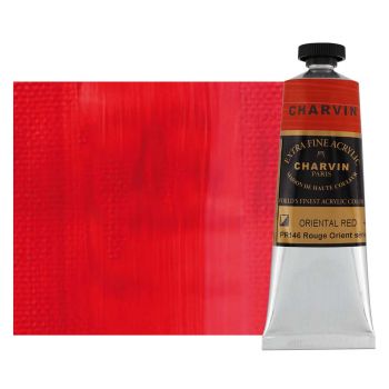 Charvin Extra Fine Artists Acrylic Oriental Red 60ml