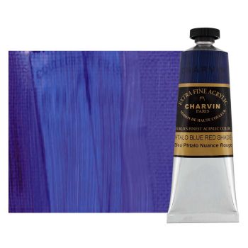 Charvin Extra Fine Artists Acrylic Phthalo Blue (Red Shade) 60ml