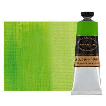 Charvin Extra Fine Artists Acrylic Vivid Bright Green 60ml