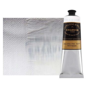 Charvin Extra Fine Artists Acrylic Zinc White 60ml
