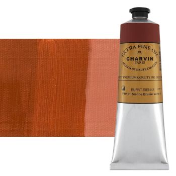 Burnt Sienna 150 ml - Charvin Professional Oil Paint Extra Fine