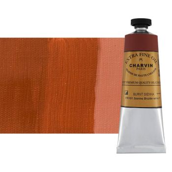 Burnt Sienna Charvin Professional Oil Paint Extra Fine 60 ml 