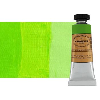 Cadmium Green Light Charvin Professional Oil Paint Extra Fine 20 ml 