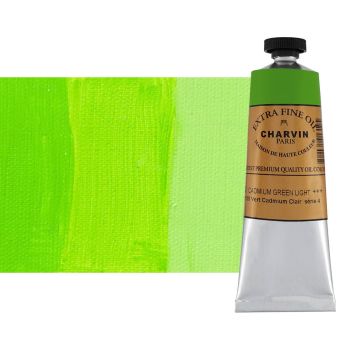Cadmium Green Light 60 ml - Charvin Professional Oil Paint Extra Fine 