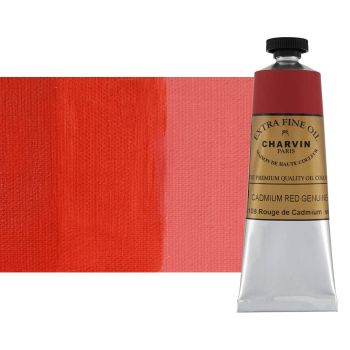 Cadmium Red Medium 60 ml - Charvin Professional Oil Paint Extra Fine