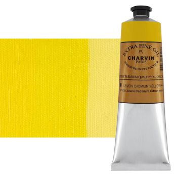 Cadmium Yellow Lemon 150 ml Charvin Professional Oil Paint Extra Fine 