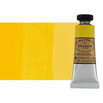 Cadmium Yellow Light Charvin Professional Oil Paint Extra Fine 20 ml 