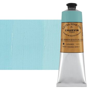 Caribbean Blue 150 ml  Charvin Professional Oil Paint Extra Fine 