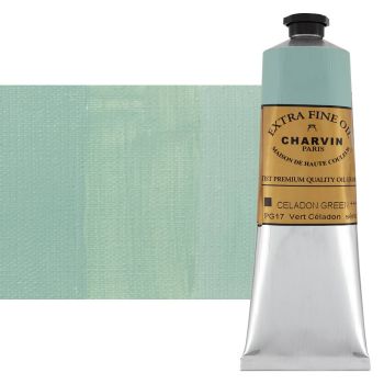 Celadon Green 150 ml  Charvin Professional Oil Paint Extra Fine 