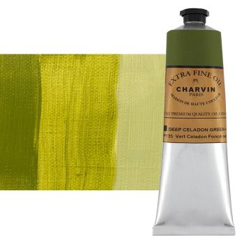 Celadon Green Deep 150 ml  Charvin Professional Oil Paint Extra Fine 