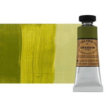 Celadon Green Deep Charvin Professional Oil Paint Extra Fine 20 ml 