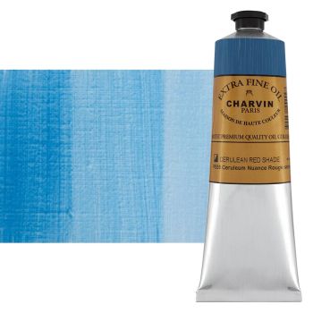 Cerulean Blue Red Shade 150 ml - Charvin Professional Oil Paint Extra Fine