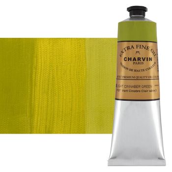 Cinnabar Green Light 150 ml - Charvin Professional Oil Paint Extra Fine  