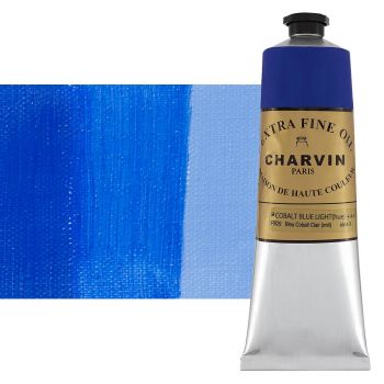Cobalt Blue Light Hue 150 ml - Charvin Professional Oil Paint Extra Fine