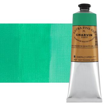 Emerald Green 150 ml - Charvin Professional Oil Paint Extra Fine 