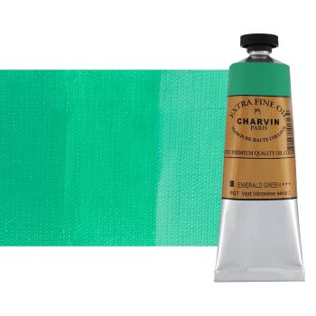Emerald Green 60 ml - Charvin Professional Oil Paint Extra Fine