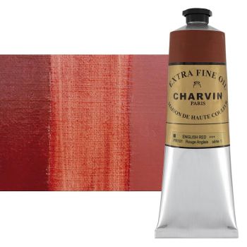 English Red 150 ml - Charvin Professional Oil Paint Extra Fine
