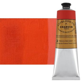 French Red Deep 150 ml - Charvin Professional Oil Paint Extra Fine