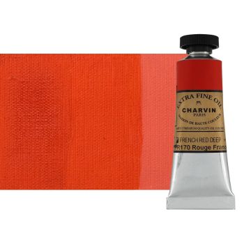French Red Deep 20 ml - Charvin Professional Oil Paint Extra Fine