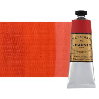 French Red Deep 60 ml - Charvin Professional Oil Paint Extra Fine