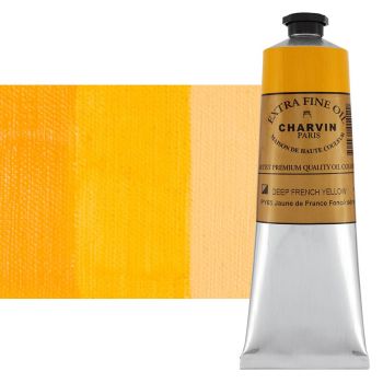 French Yellow Deep 150 ml - Charvin Professional Oil Paint Extra Fine