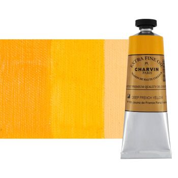 French Yellow Deep 60 ml - Charvin Professional Oil Paint Extra Fine