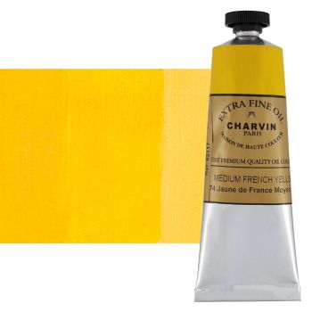 French Yellow Medium 150 ml - Charvin Professional Oil Paint Extra Fine