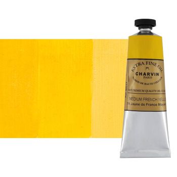 French Yellow Medium 60 ml - Charvin Professional Oil Paint Extra Fine