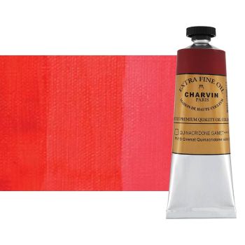 Garnet Quinacridone 60 ml - Charvin Professional Oil Paint Extra Fine