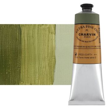 Green Earth 150 ml - Charvin Professional Oil Paint Extra Fine