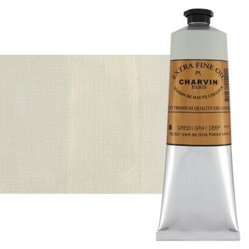 Green Gray Dark 150 ml - Charvin Professional Oil Paint Extra Fine